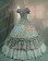 Victorian Lolita Southern Belle Theatre Gothic Lolita Dress Green Floral