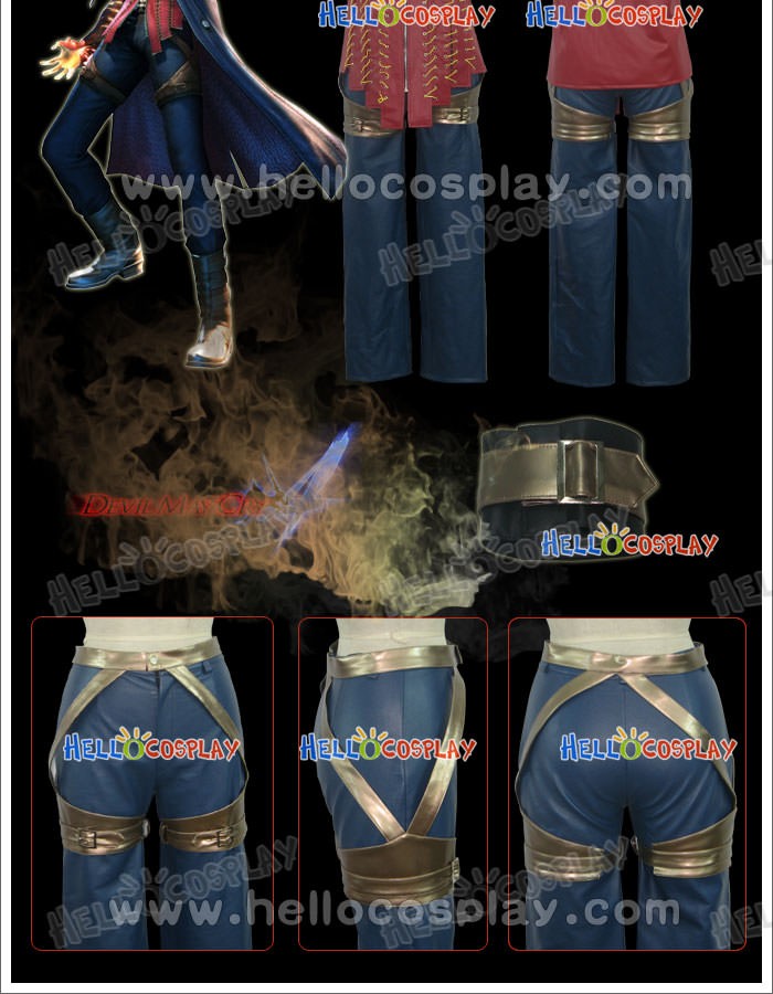 Devil May Cry 4 Nero Cosplay Costume - B Edition