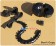 Black Rock Shooter BRS Strength Cosplay Yuu Kotari Tail Foot Rings Prop