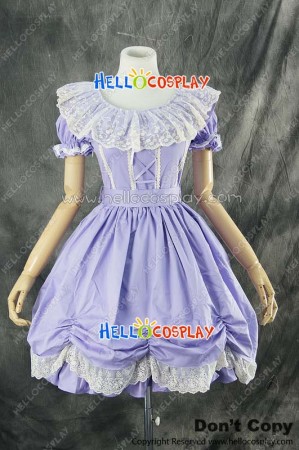 Gothic Lolita Lace Dress Cosplay Costume