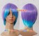 Vocaloid 2 Hatsune Miku Purple Blue Cosplay Wig