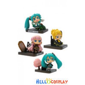 Vocaloid 2 Miku Luka Kagamine Rin PVC Figure Q Version