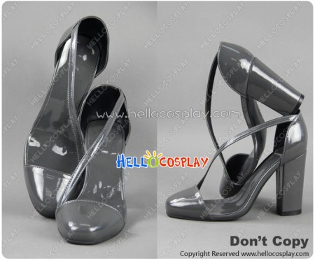 Bayonetta Bloody Fate Cosplay Bayonetta Gray High Heeled Shoes