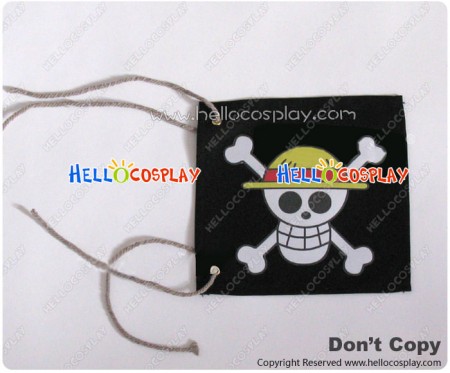 One Piece Cosplay Straw Hat Pirates Accessories Flag