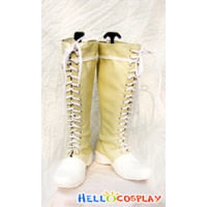 Final Fantasy Cosplay Yuffie Kisaragi Boots Yellow