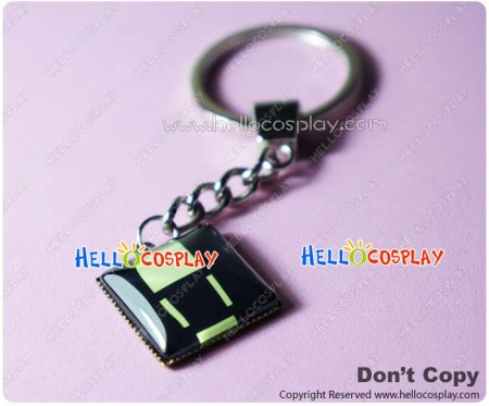 Dramatical Murder DMMD Cosplay Noiz Black Keychain Square