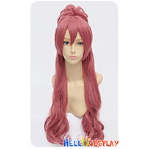 Riddle Story Of Devil Cosplay Haruki Sagae Wig With Ponytail Long Curly Pink