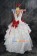 Vocaloid 2 Cosplay Megurine Luka Gothic White Formal Dress Costume