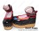 Princess Lolita Shoes Platform Black Wine Red Matte Lace Ankle Straps Lace