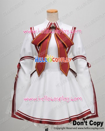 Rewrite Cosplay Akane Senri School Girl Uniform Dress Costume