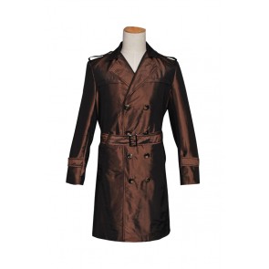 Watchman Costume Rorschach Trench Coat Brown