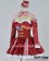 Noucome Cosplay Chocolat Red Dress Costume Satin Ver