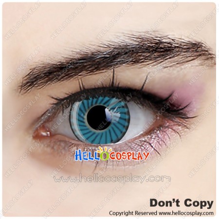 Rotating Mirror Cosplay Blue Contact Lense