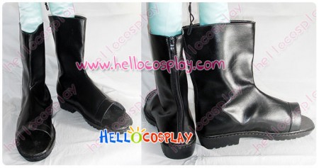 Naruto Cosplay Pleather Black Shoes