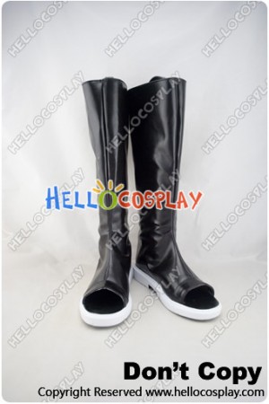 Naruto Cosplay Shoes Konan Black Long Boots