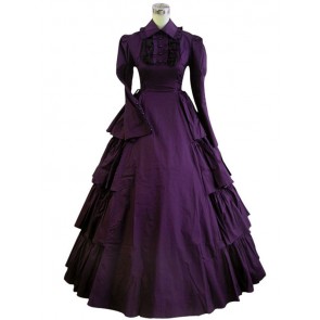 Victorian Lolita Vintage Party Gothic Lolita Dress Purple