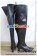 K-ON Cosplay Shoes Azusa Nakano Black Long Boots