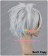 Silver White Cosplay Short Layered Wig