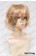 Wig 30CM Cosplay Light Golden Blonde Universal Short Layered