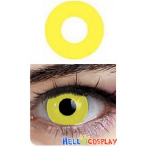 Pure Yellow Cosplay Contact Lense