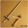 Sword Art Online II 2 : Mother's Rosario Cosplay Kirito Kazuto Kirigaya Excalibur Sword Prop