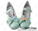 Princess Lolita Shoes Sweet Mint Green Single Strap Cone Bow Lace