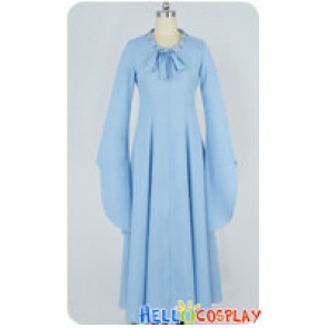 Game Of Thrones Cosplay Sansa Stark Alayne Stone Blue Dress Costume