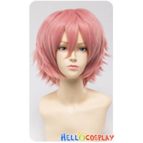 Wig 30CM Cosplay Pure Pink Universal Short Layered