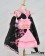 Vocaloid 2 Cosplay Hatsune Miku Pink Sakura Kimono Dress Costume