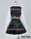 Diabolik Lovers Cosplay Yui Komori Black Uniform Costume Silk Velvet Ver