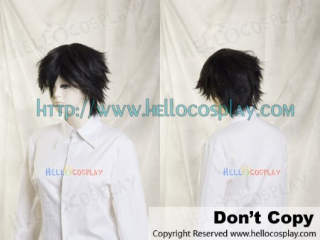 Black Cosplay Short Layer Wig