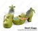 Yellow Bow Crossing Straps Chunky Sweet Lolita Shoes