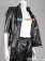 Resident Evil 5 Cosplay Albert Wesker Costume Leather Coat Black