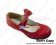 Wine Red Charlotte Bow Chunky Sweet Lolita Shoes