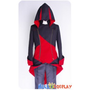 Assassin's Creed III Cosplay Connor Jacket Black Red Costume