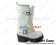 White Zipper Chunky Punk Lolita Diamond Boots
