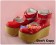 Mirror Red Thick Crossing Straps Platform Sweet Lolita Shoes