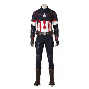 Avengers Age Of Ultron Cosplay Captain America Costume Uniform