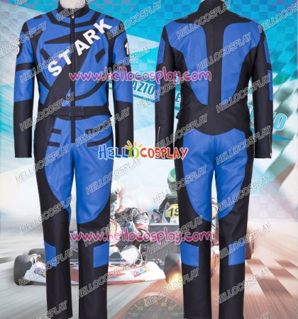 Iron Man Tony Stark Cosplay Costume Jumpsuit