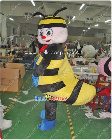 Cartoon Bee Mascot Costume Adult Mascots