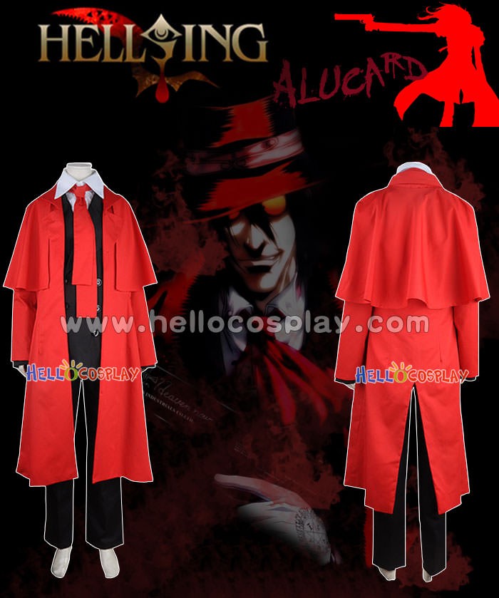 Hellsing Alucard PU Leather Cosplay Costume - Cosrea Cosplay