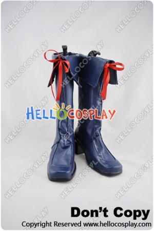 AKB0048 Cosplay Shoes Chieri Sono Boots Dark Blue