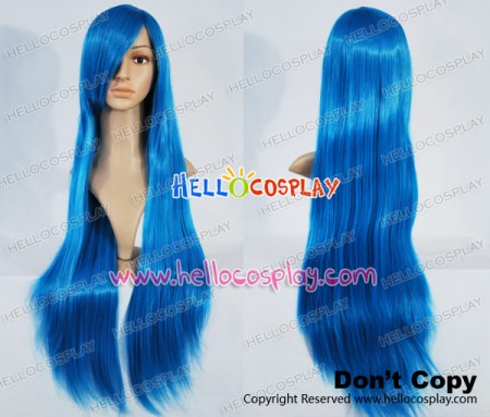 Deep Blue Cosplay Long Wig