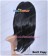 Black Cosplay Medium Curly Wig