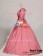 Gothic Renaissance Victorian Steampunk Gown Reenactment Pink Lolita Dress Costume