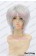 Gin Tama Gintoki Sakata Cosplay Wig 30CM Silvery White Hunter x Hunter Killua Universal Layered Short