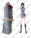 Bleach Kuchiki Rukia School Uniform Cosplay Costume