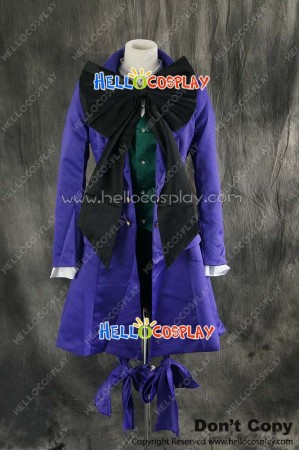 Black Butler Cosplay Earl Alois Trancy Purple Uniform Costume