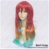 No Game No Life Cosplay Stephanie Dola Wig Long Red Orange Green Gradual Change