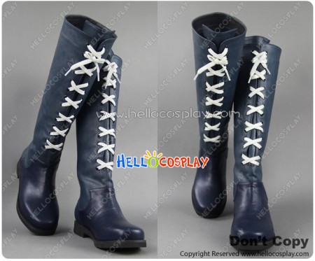 Final Fantasy X 2 Cosplay Yuna Long Dark Green Boots